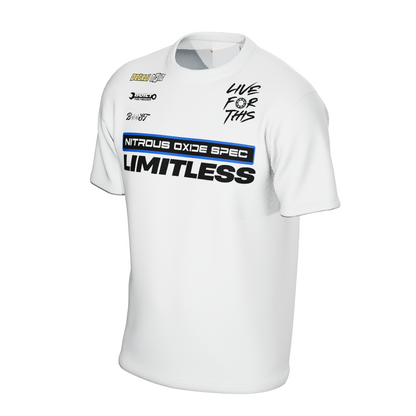 NOS LIMITLESS , WHITE - TSHIRT